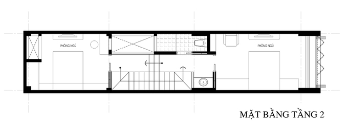 Không gian nhà ống 4 tầng 45 m2 ở Hà Nội (14)