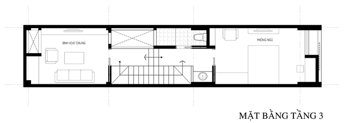 Không gian nhà ống 4 tầng 45 m2 ở Hà Nội (15)