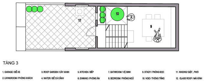 Nhà phố 3 tầng 52 m2 ở Hải Dương (13)