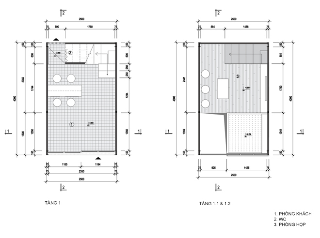 Nhà phố 2 tầng bằng thép tôn ở Hà Nội (17)