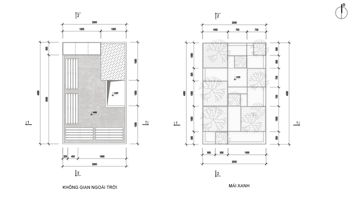 Nhà phố 2 tầng bằng thép tôn ở Hà Nội (19)