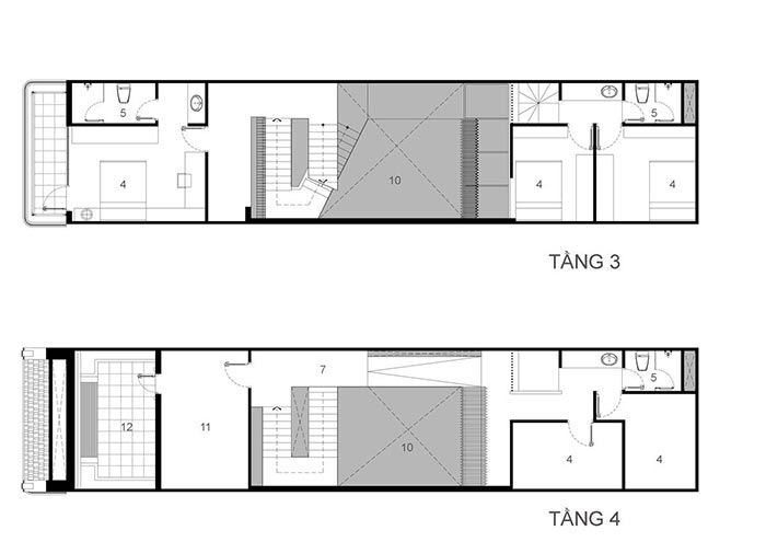 Thiết kế nhà phố 4 tầng ở Hà Nội - nơi nét đẹp của những điều xưa cũ lên ngôi - Nhà Đẹp Số (25)