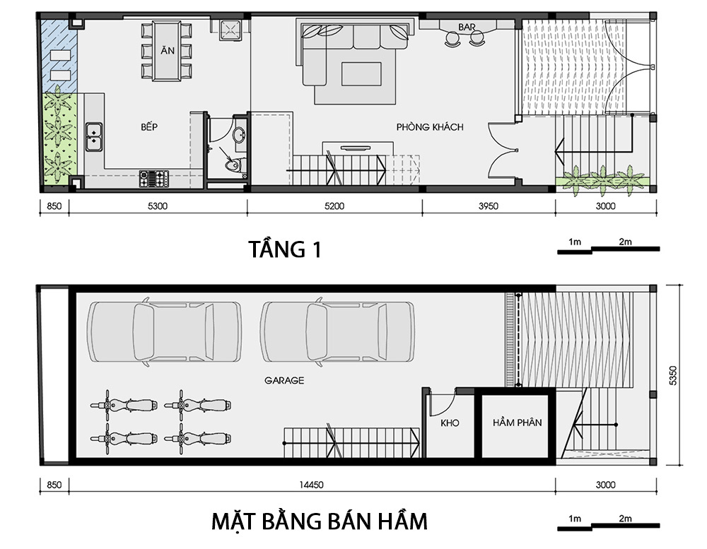 Thiết kế nhà ống 76 m2 độc đáo với hồ bơi trên sân thượng - Nhà Đẹp Số (12)