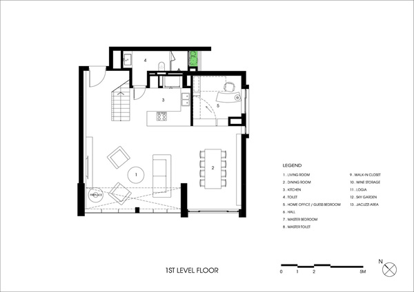 Ngắm mãi không chán căn hộ penthouse 250 m2 nằm trong khu đô thị Ecopark, Hà Nội - Nhà Đẹp Số (19)