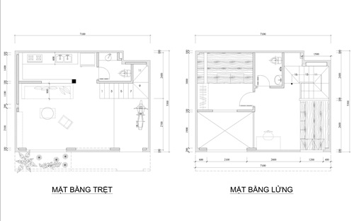 Cải tạo nhà 36m2 trong hẻm nhỏ thành không gian thoáng đãng với chi phí 350 triệu - Nhà Đẹp Số (10)